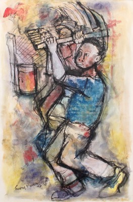 Lot 1045 - Godfrey Nadba (b.1947) South African "Waiting...