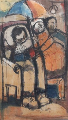 Lot 1045 - Godfrey Nadba (b.1947) South African "Waiting...