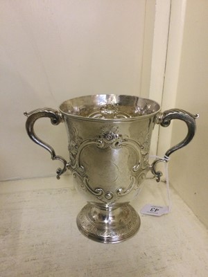 Lot 43 - A George III Silver Two Handled Cup, Probably...
