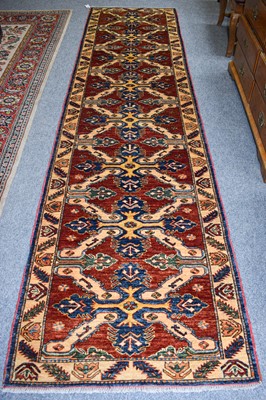 Lot 1278 - An Afghan Seishure Design Runner, the deep...