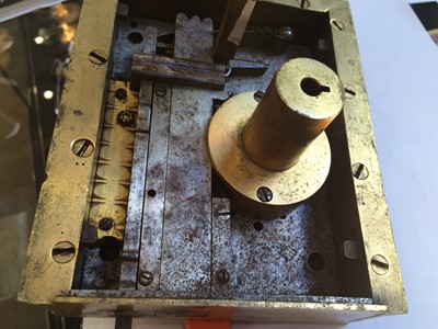 Lot 185 - A Brass and Steel Cavalier Detector Lock, by...