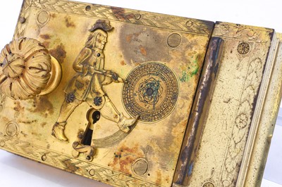 Lot 185 - A Brass and Steel Cavalier Detector Lock, by...