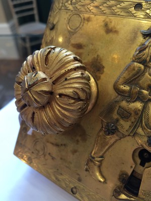Lot 185 - A Brass and Steel Cavalier Detector Lock, by...