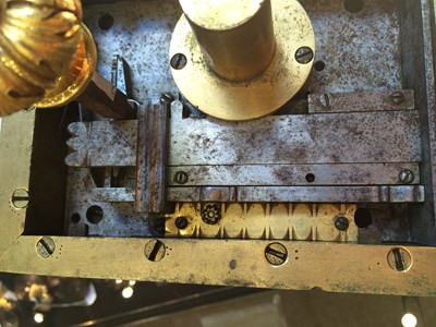 Lot 185 - A Brass and Steel Cavalier Detector Lock, by...