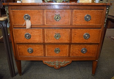 Lot 1489 - A Late 19th-Century French Crossbanded Walnut...