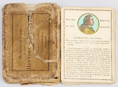 Lot 42 - Playing Cards - Games. John Wallis, Historical...