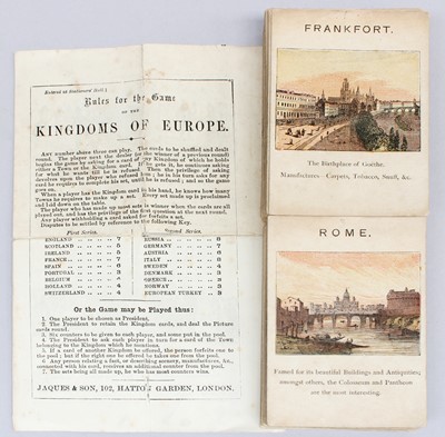 Lot 42 - Playing Cards - Games. John Wallis, Historical...