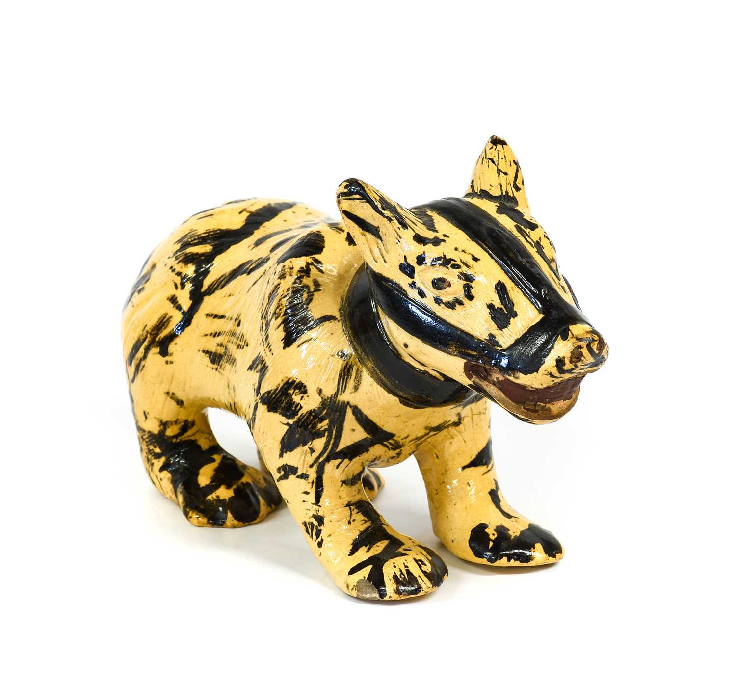 Lot 106 - A Staffordshire Buff Earthenware Figure of a...