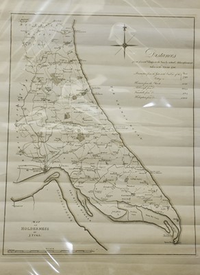 Lot 1228 - Tuke (J.), Map of Holderness. Large engraved...