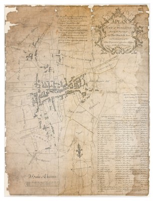 Lot 58 - Bell (John). A Plan of the Town of Winlaton,...