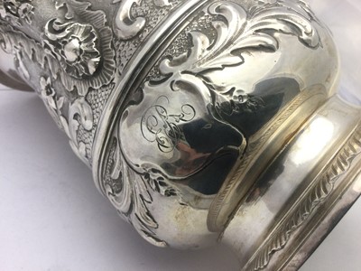 Lot 2012 - A George III Silver Tankard With Later Spout