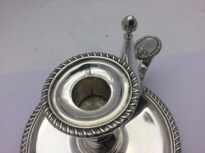 Lot 2018 - A George IV Silver Chamber-Candlestick
