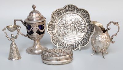 Lot 84 - A Collection of Assorted Silver, comprising a...
