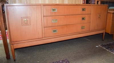 Lot 1481 - A Greaves & Thomas Teak Sideboard, 176cm by...