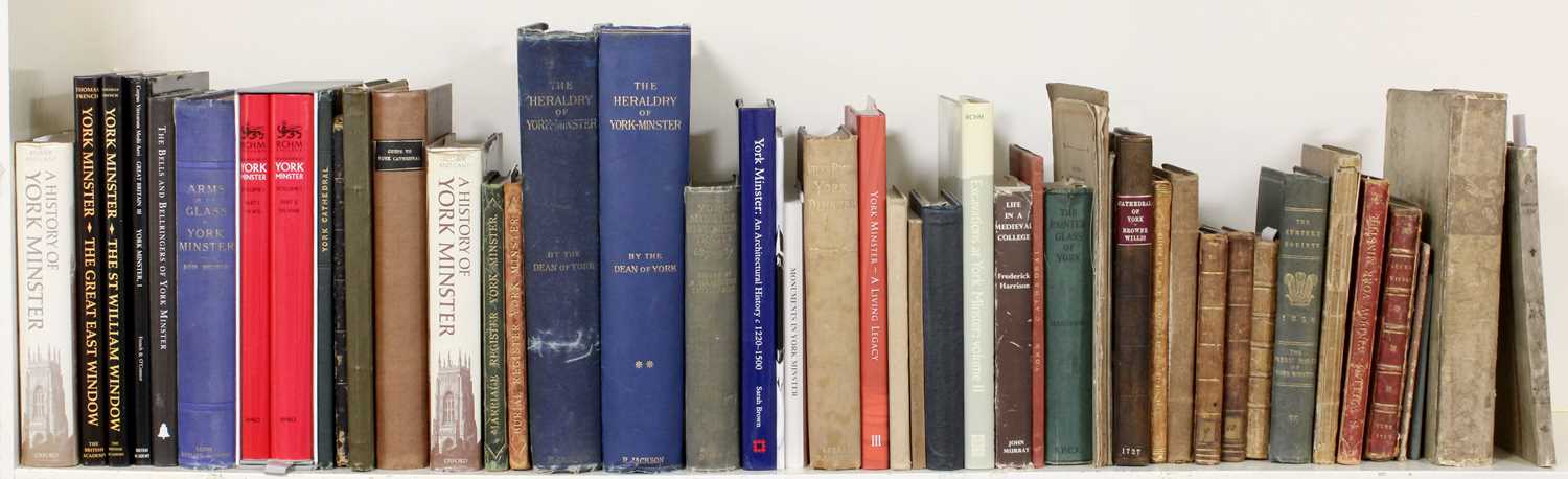 Lot 84 - York Minster. A collection of books on the...