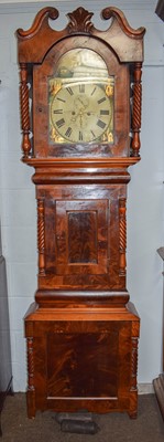 Lot 1389 - A Mahogany Eight Day Longcase Clock, circa...