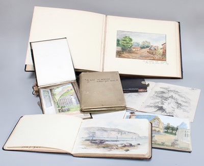 Lot 259 - A Small Group of Sketchbooks and Notebooks,...