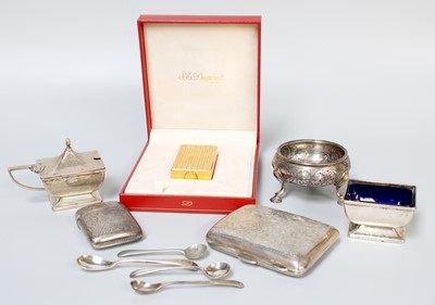 Lot 71 - A Collection of Assorted Silver, including a...