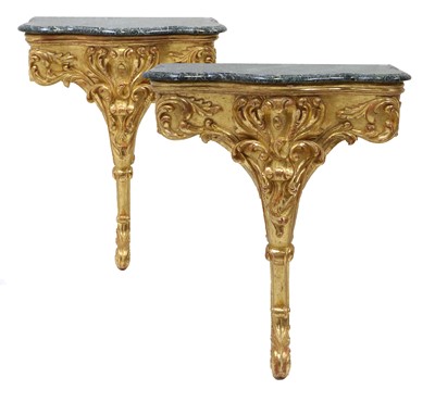 Lot 403 - A Pair of 20th Century Giltwood and Gesso...