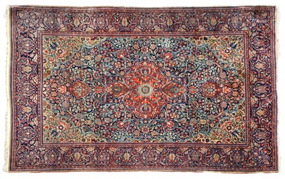 Lot 219 - ~ Kashan Rug Central Iran, circa 1930, the...