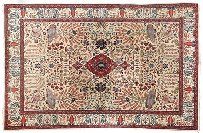 Lot 218 - ~ Tabriz Carpet Northwest Iran, circa 1950 The...