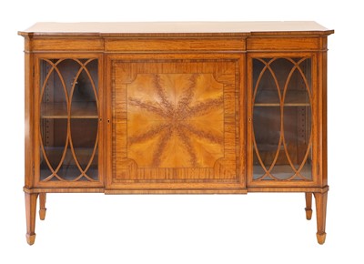 Lot 343 - A Victorian Satinwood, Rosewood-Crossbanded...