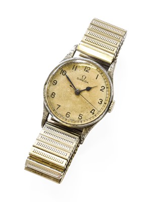 Lot 380 - A Military Air Ministry Omega Wristwatch, case...