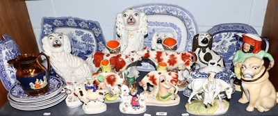 Lot 196 - A Quantity of Victorian Pottery Staffordshire...
