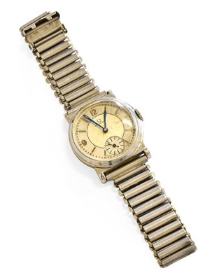 Lot 281 - A Stainless Steel Omega Wristwatch, 1930's