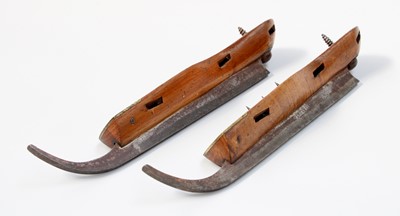 Lot 163 - A Pair of Childs Victorian Ice Skates, maker...