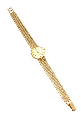 Lot 313 - A Lady's 9 Carat Gold Omega Wristwatch