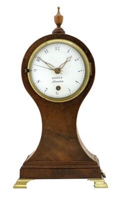 Lot 228 - A Mahogany Balloon Shaped Centre Seconds...