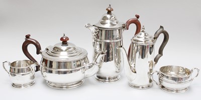 Lot 25 - A Four-Piece George V Silver Tea-Service, by...