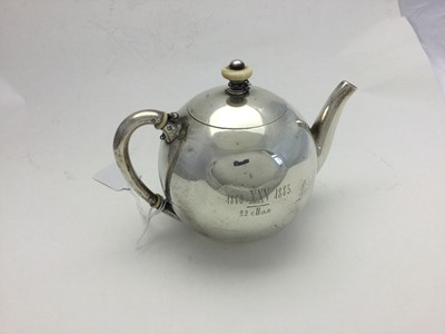Lot 2041 - A Russian Silver Teapot