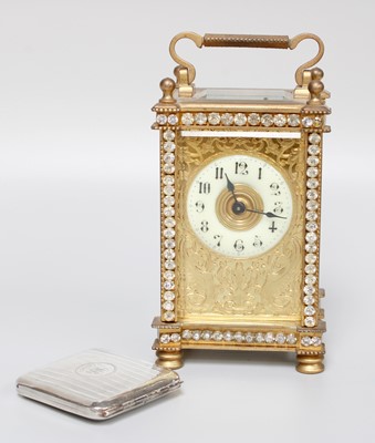 Lot 247 - A Small Silver Travelling Timepiece and A...