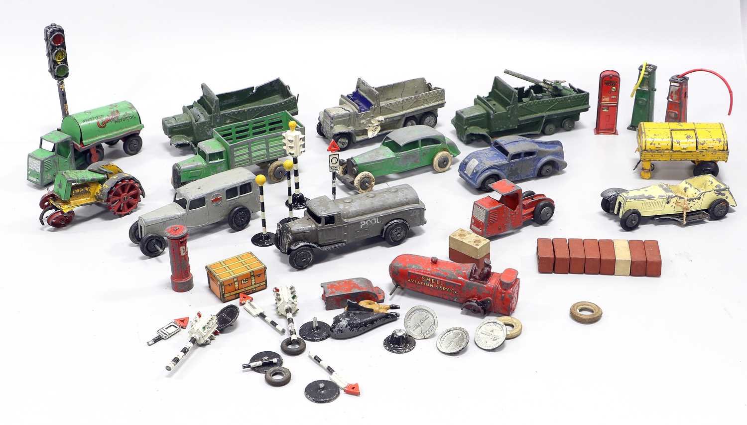 Lot 4528 - Dinky (Pre-War) A Collection Of Various