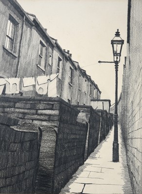 Lot 516 - Stuart Walton (b.1933) "Back Westgrove Street,...