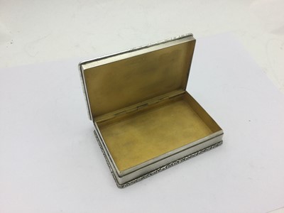 Lot 2108 - An Elizabeth II Silver and Enamel Snuff-Box