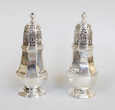 Lot 50 - A Pair of George I Silver Casters, by Charles...