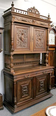 Lot 1129 - A Large 20th Century Carved Continental Buffet,...