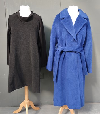 Lot 1040 - Whistles Royal Blue Wool Blend Collared Coat...