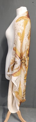 Lot 1054 - Alexander McQueen Draped Silk Cape/Kimono,...
