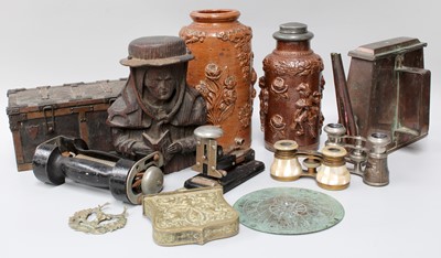 Lot 114 - Metalwares, Wooden Items and Collectables,...
