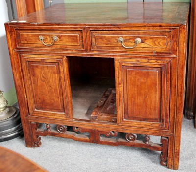 Lot 1289 - A Chinese Side Cabinet, 68cm by 81cm by 75cm