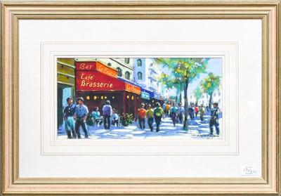 Lot 1044 - E Anthony Orme (b.1945) ''On the Boulevard...