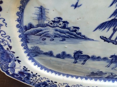 Lot 195 - ~A Pair of Chinese Porcelain Platters, 18th...