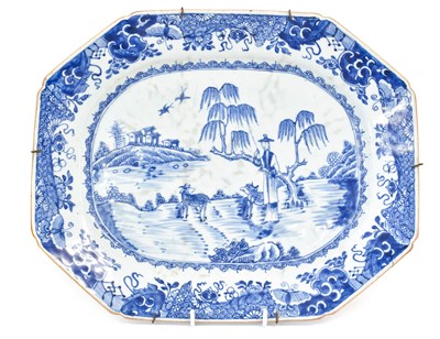 Lot 195 - ~A Pair of Chinese Porcelain Platters, 18th...