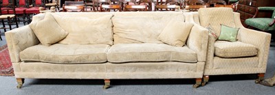 Lot 1303 - A Duresta Trafalgar Three Seater Sofa, on...