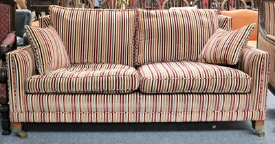 Lot 1146 - A Duresta Two Seater Sofa, in a striped...