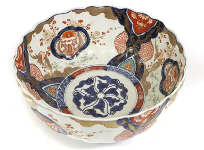 Lot 218 - ~A Japanese Imari Porcelain Bowl, Edo period,...